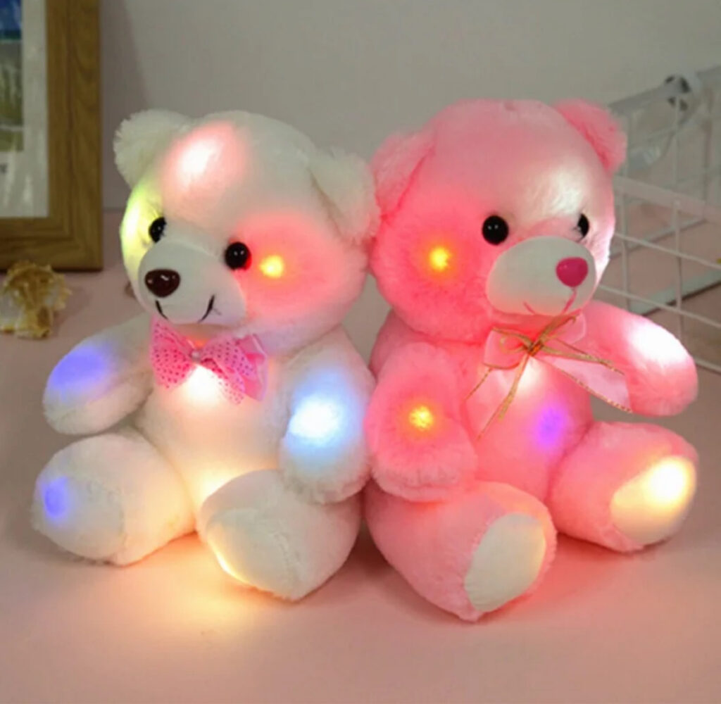 LED Light-Up Teddy Bear