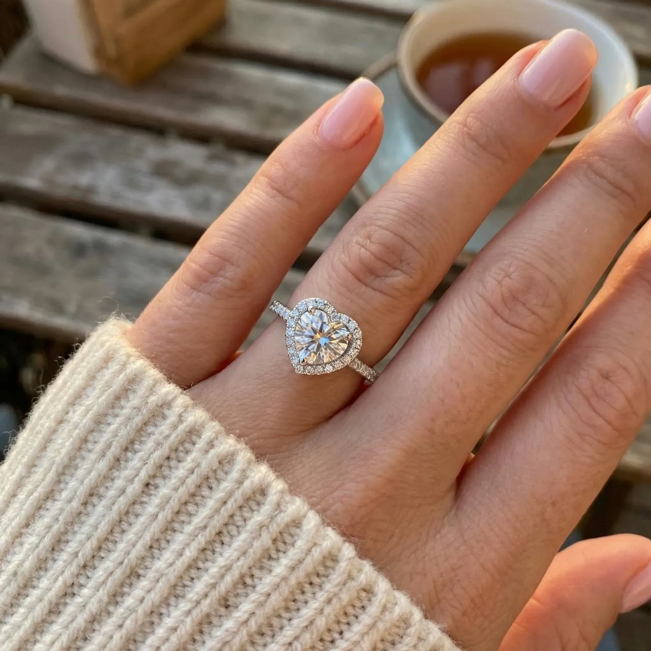 Adjustable Female Engagement Ring - Love