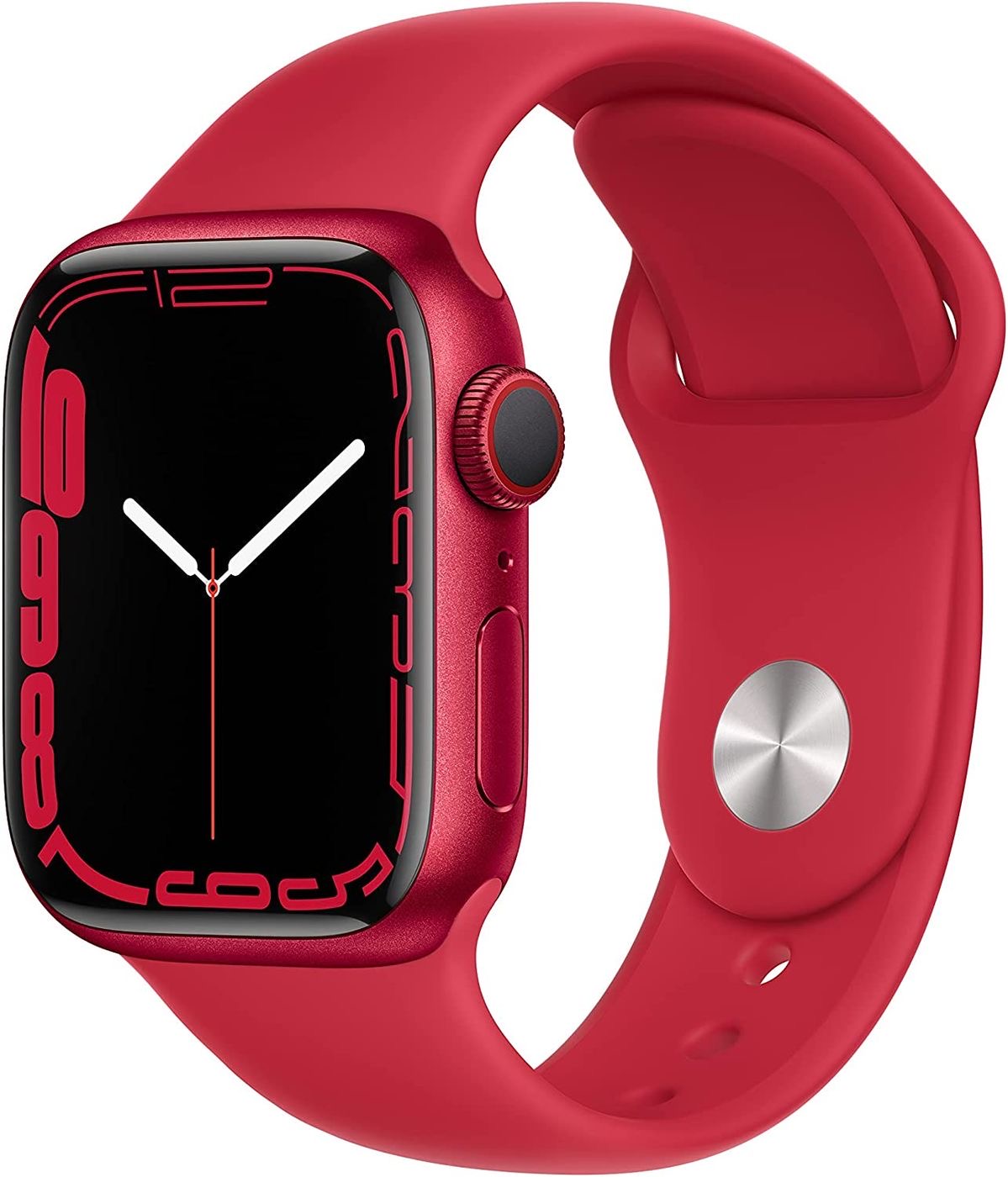 Apple Series Watch - Red Aluminium  Case with Sport band 45mm