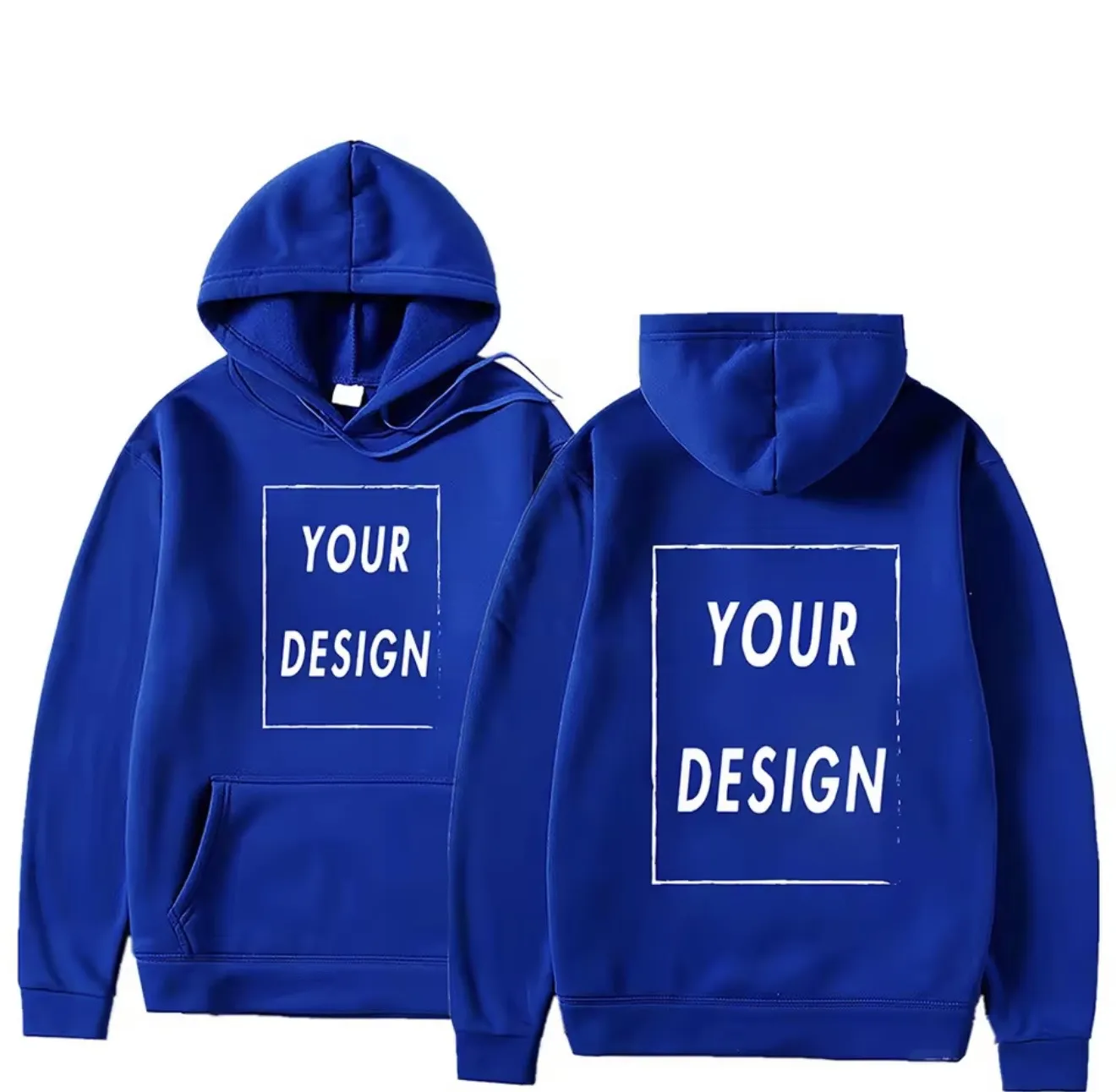 Customized Hoodie - Blue