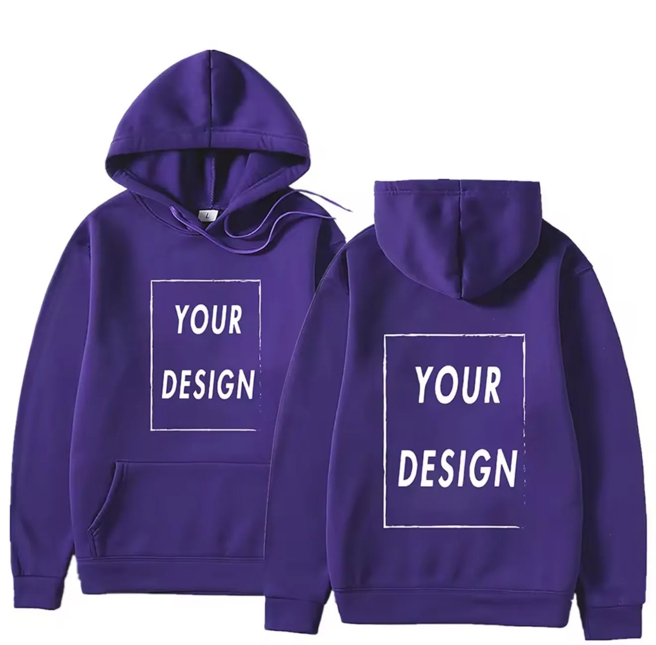 Customized Hoodie - Purple