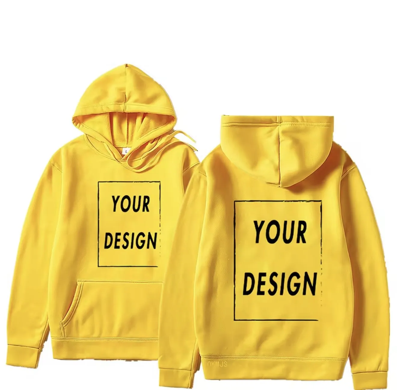 Customized Hoodie - Yellow