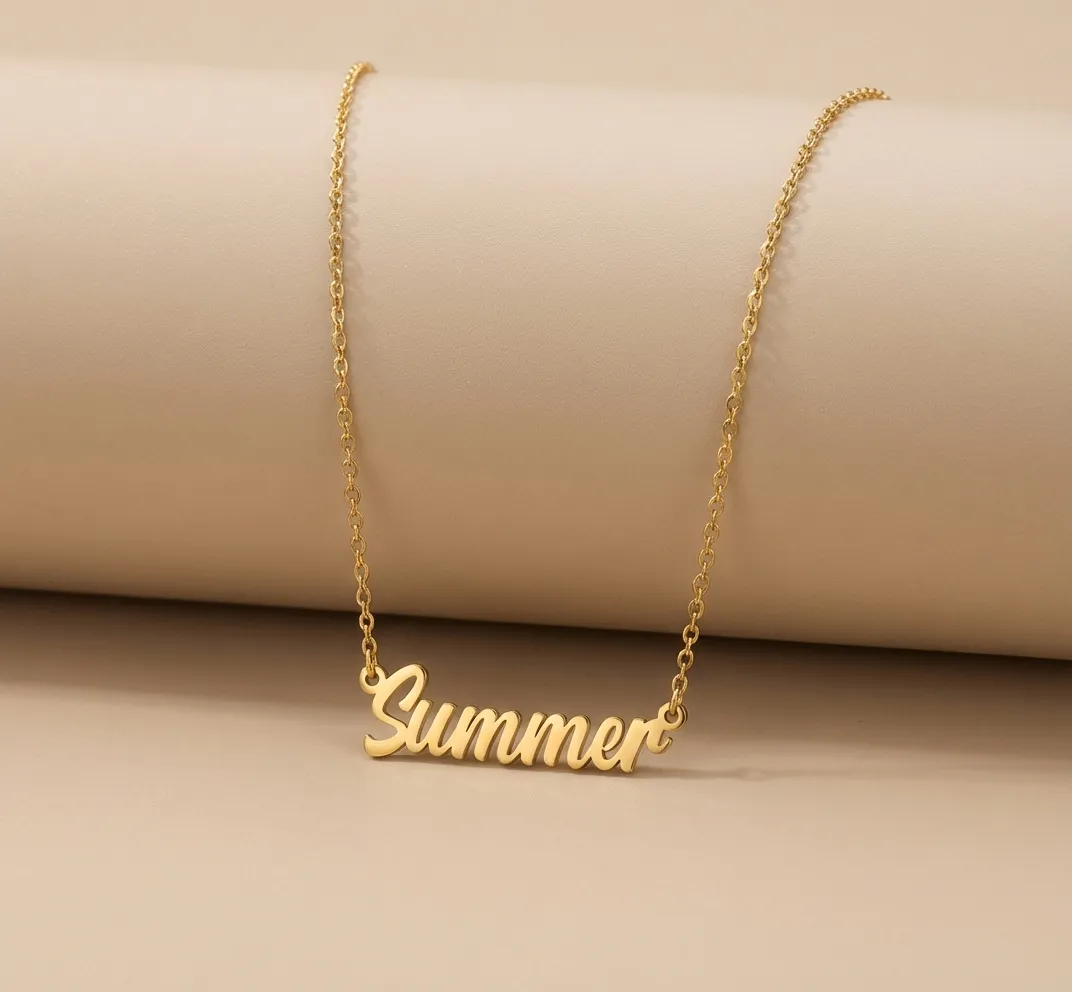 Customized Necklace - Gold