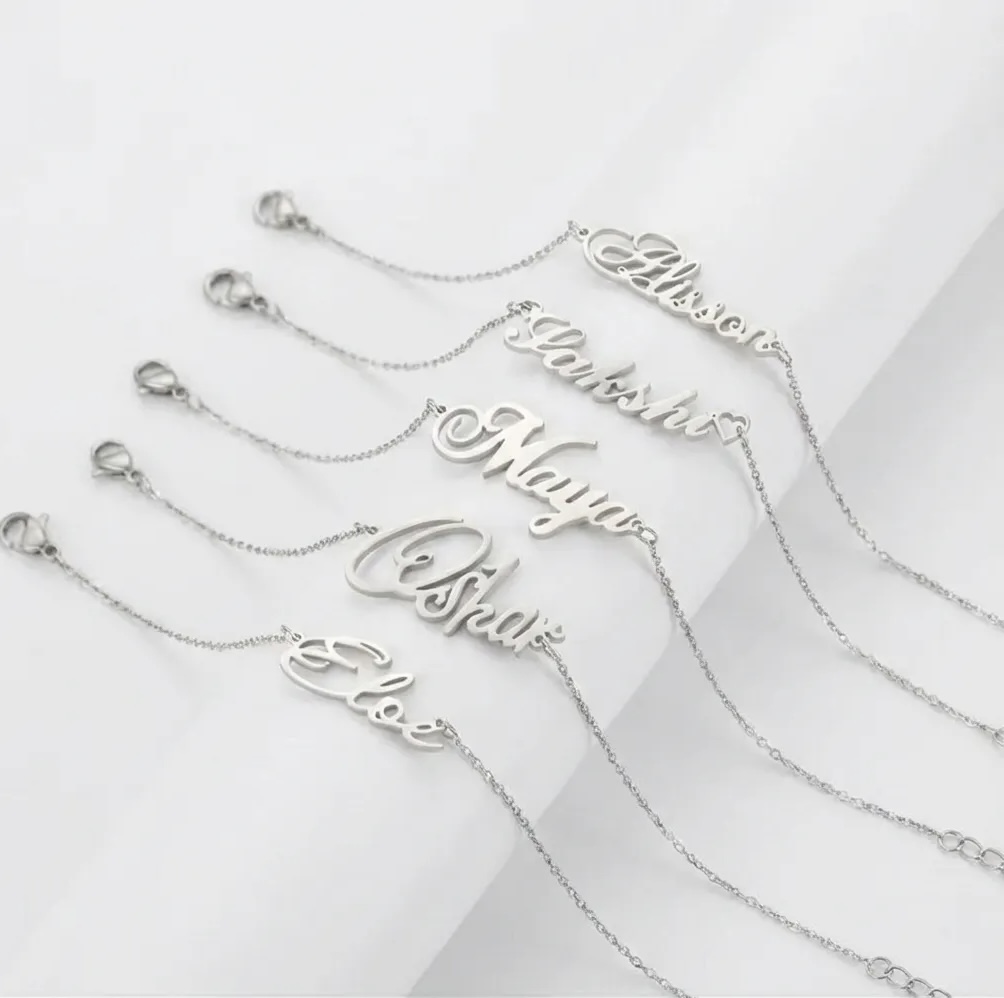 Customized Necklace - Silver