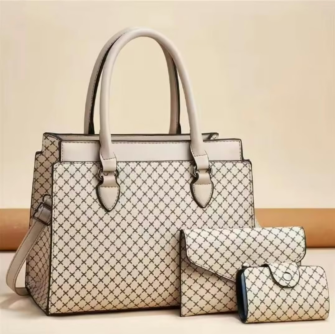 Handbag Set - Beige