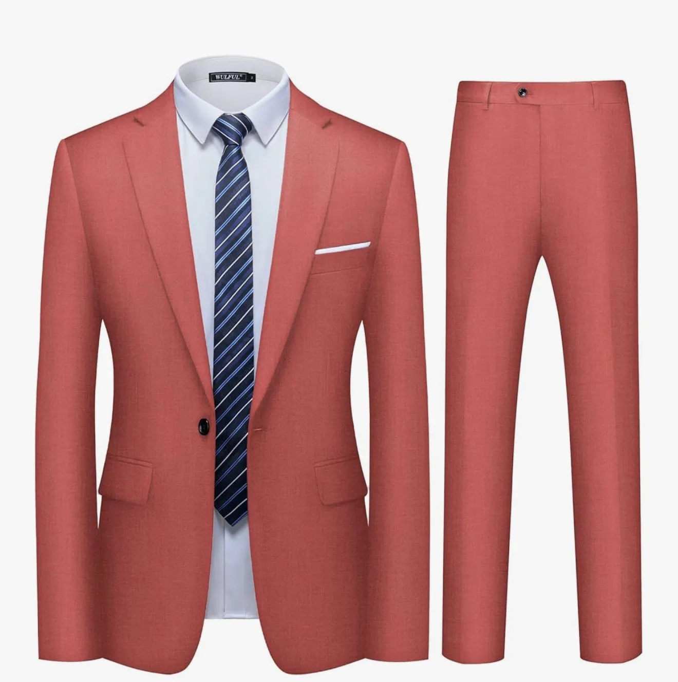 Male 2-Piece Suit - Red