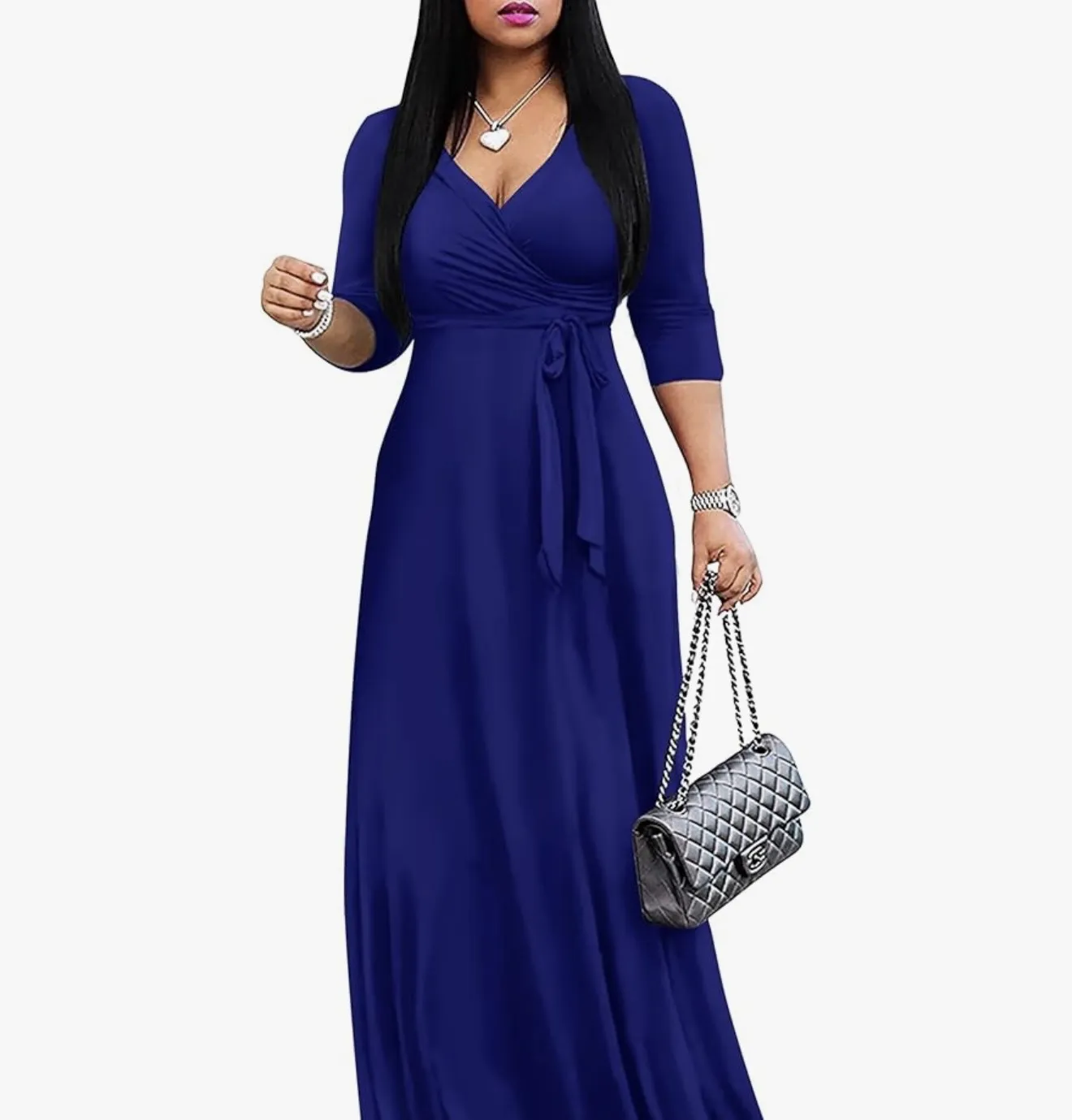 Women Maxi Gown - Blue