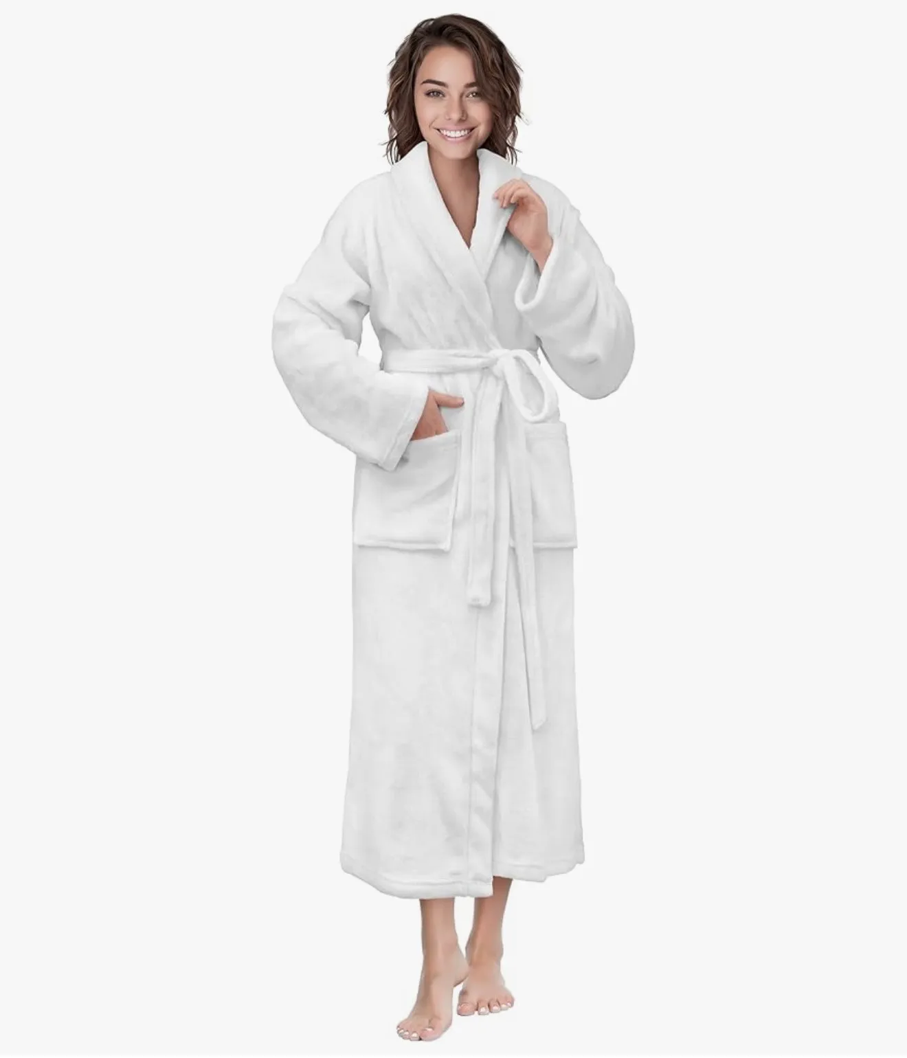 Women’s Bathrobe - White