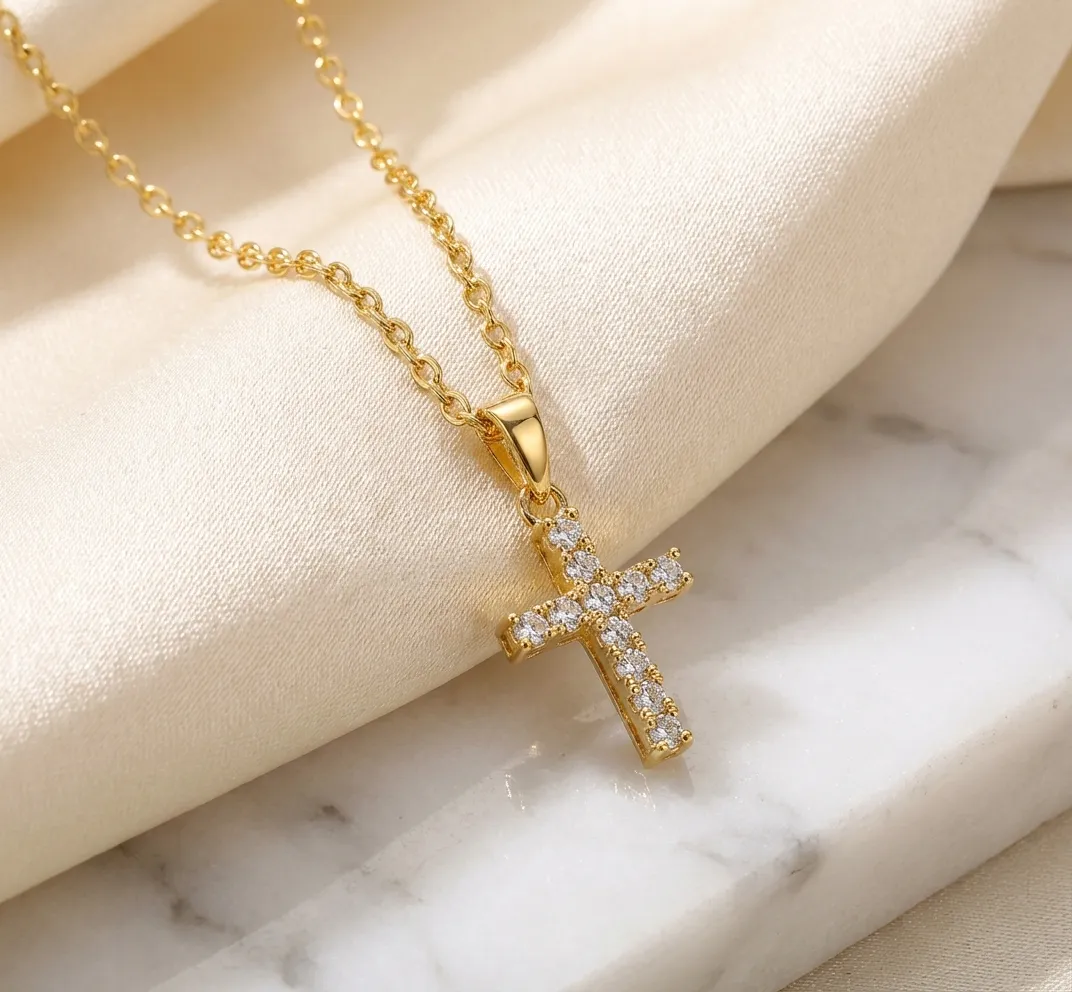 Women's Cross Pendant Cross Pendant - Gold