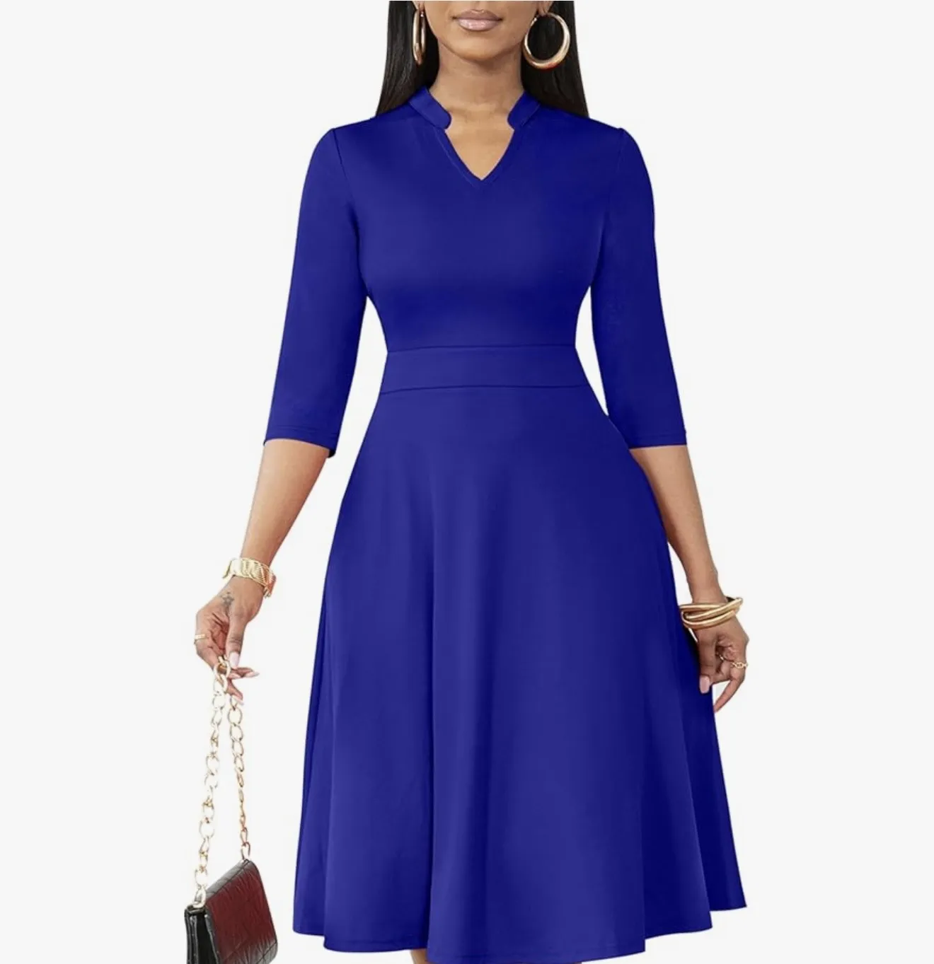 Women’s Flare Gown - Blue