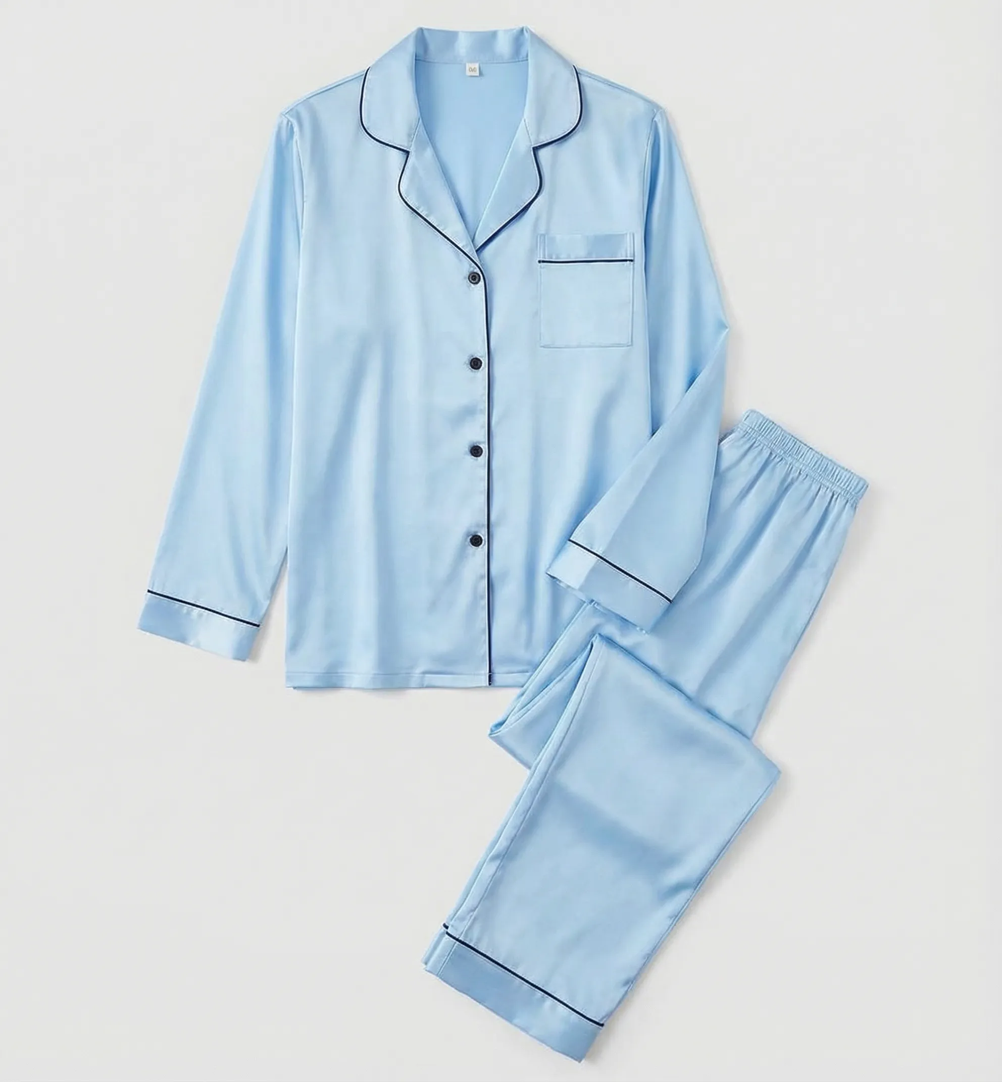 Women’s Pajamas Set - Clear Blue